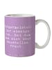 Mr. & Mrs. Panda Kaffeetasse Spruch Bürgermeister Freude mit Spruch in Lavendeltraum