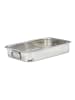 relaxdays 2tlg. Bräter in Silber - (B)38 x (H)6,5 x (T)27 cm