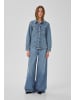 My Essential Wardrobe Langarm - Hemd MWAgnes Tight fit in Medium Blue Vintage Wash
