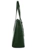 Cluty Handtasche echt Leder in dunkelgrün