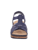 rieker Keilsandalette in blau