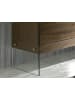 Angel Cerdá Anrichte 3062 in Glas / Walnuss – (B)180 x (H)85 x (T)45 cm