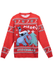 Cerda Weihnachtspullover Disney Lilo & Stitch in Rot