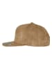  Flexfit  Flexfit Unisex Suede Leather Snapback in khaki