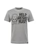 Recovered T-Shirt Marvel Help Resist Rust Light Grey in Grau