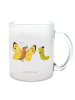 Mr. & Mrs. Panda Tasse Raupe Schmetterling ohne Spruch in Transparent