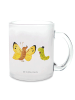 Mr. & Mrs. Panda Teetasse Raupe Schmetterling ohne Spruch in Transparent