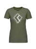 Black Diamond W CHALKED UP 2.0 SS TEE in Grün