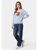 myMo Women Sweatshirt in Light Blue