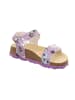 superfit Tieffußbett Sandale FUSSBETTPANTOFFEL in Lila/Mehrfarbig