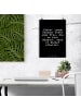 Mr. & Mrs. Panda Wandbild Hinter jedem Rentner steht... mit Spruch in Schwarz