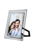 Intirilife Glas Bilderrahmen 15x10 cm Fotos und Bilder in Silber