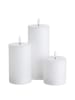 Butlers LED-Kerzen NORDIC LIGHT 3er-Set in Weiß