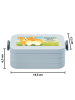 Mr. & Mrs. Panda Bento Box Corgi Po Design mit Spruch in Blau Pastell