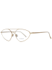 Sportmax Damen Optische Fassungen Rechteck Gold