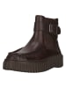 Clarks Ankle Boots Torhill Buckle in 5228 Dark Brown Lea