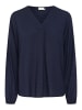 Kaffe Langarm-Bluse KAelsa Regular fit in Midnight Marine
