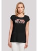F4NT4STIC T-Shirt Star Wars Tatooine Logo in schwarz