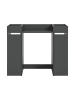 ebuy24 Waschmaschinenschrank Free (3-teilig) Anthrazit 124 x 60 cm