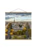 WALLART Stoffbild mit Posterleisten - Nice day in Paris in Creme-Beige