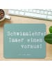 Mr. & Mrs. Panda Mouse Pad Spruch Schwimmlehrerin Zug voraus mit... in Meeresbrise
