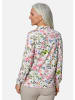 GOLDNER Jerseybluse mit floralem Allover-Druck in rosé / weiß / gemustert