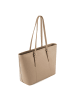 Lazarotti Bologna Leather Shopper Tasche Leder 35 cm in sand