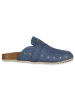 VAN HILL Pantoffeln Amelia in Dunkelblau Denim