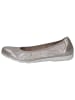 Caprice Ballerina in TAUPE METALLIC