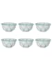 Butlers Schale ORNAMENTS 6er-Set in Grün / Pink