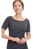 Vera Mont Abendkleid im Glitzer-Look in Dunkelblau/Grau