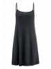 Hessnatur Hessnatur Pointelle Nachthemd PURE COTTON aus reiner Bio-Baumwolle in schwarz