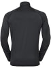 Odlo Longsleeve "Mid Layer 1/2 Zip Berra Light" in Schwarz