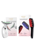 OVEY LONDON Gesichts- & Halsmassagegerät mit Haar-Phototherapiebürste