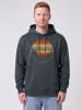 wat? Apparel Sweatshirt Sunset Berge & Tannen in India Ink Grey