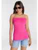 Laura Scott Bandeautop in pink+orange