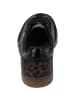 rieker Schnürschuhe in schwarz/schwarz/black/antik