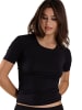 Nina von C. 2er Pack Halbarm Shirt in noisette-schwarz