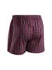 DANISH ENDURANCE Boxershorts Organic Woven in blue/red mix