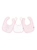 Kikkaboo Babylatz Little Fox 3-tlg Set in rosa