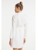 DreiMaster Damen Hemdblusenkleid in Weiss