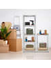 relaxdays 2 x Schwerlastregal in Silber - (B)60 x (H)180 x (T)45 cm