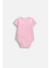 Coccodrillo Kurzärmeliger Body in gedämpftes Rosa