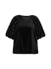 faina Women Plus Size Blouse in Black