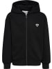 Hummel Kinder Hoodie "Loose Zip Hoodie Bee" in Schwarz