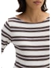 Marc O'Polo Gestreiftes Longsleeve regular in Medium Beige