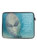 Mr. & Mrs. Panda Laptop Bag Seekuh Happy Design mit Spruch in Weiß