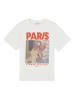 Garcia T-Shirt Kurzarm mit Frontprint in off white