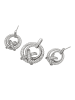 NAEMI Women Jewelry Set in Silver