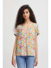 ICHI Kurzarm-Bluse IHVERA Regular fit in Multi colour aop
